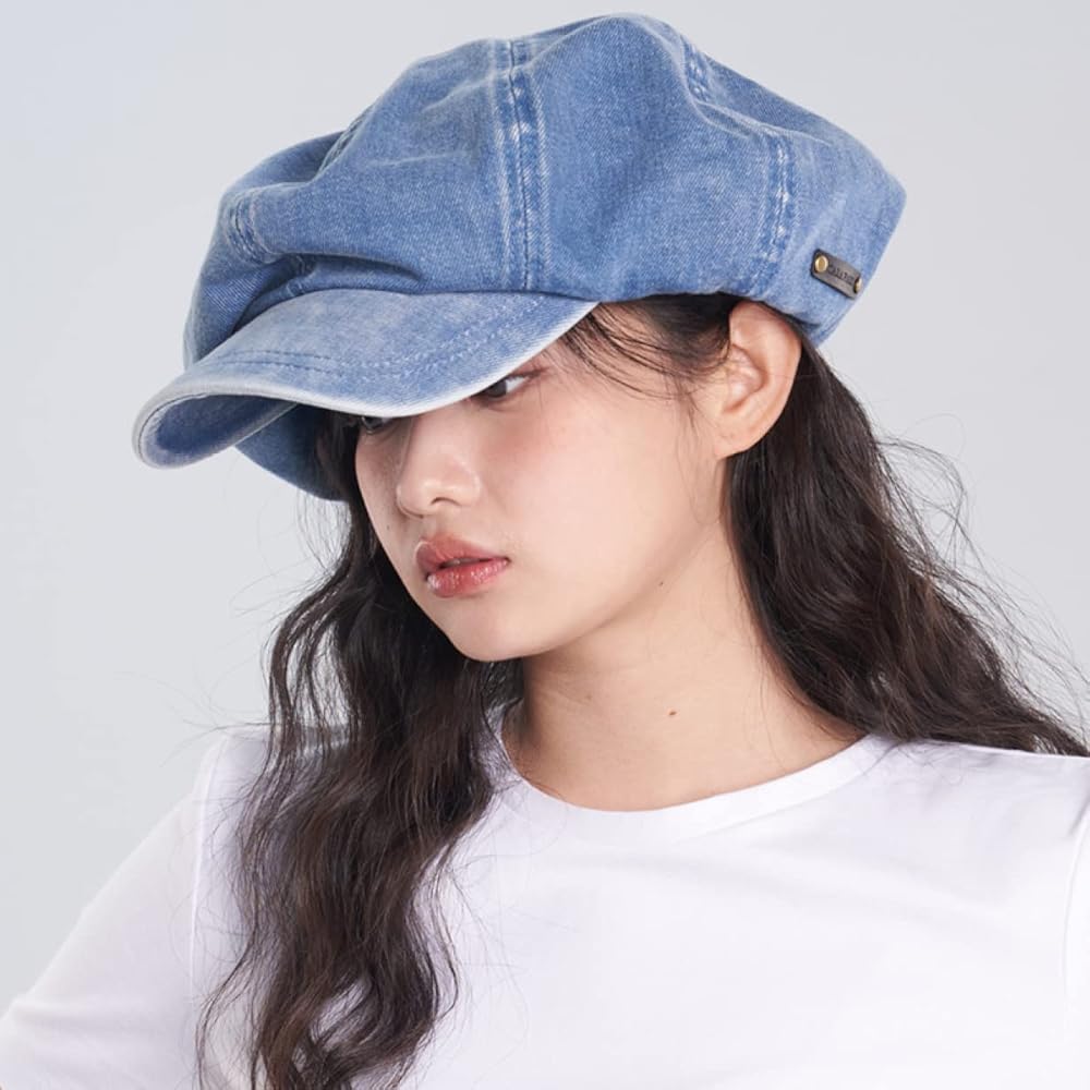 Amazon.co.jp: [MangjiaoBH] デニム キャスケット 帽子 キャップ